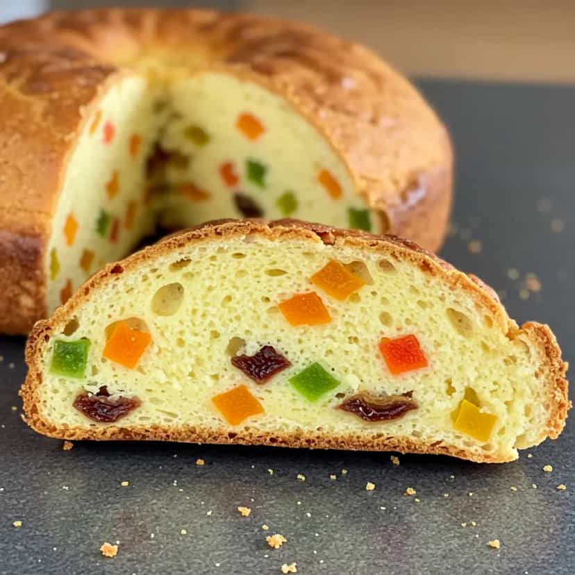 Foto deliciosa de Panetone Caseiro Tradicional pronta para servir - Bolos & Cupcakes