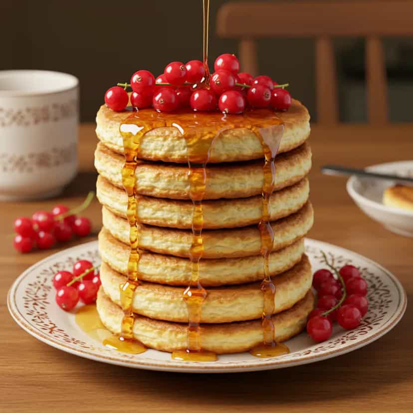 Foto deliciosa de Panqueca Americana Doce da Sofia Guimaraes Moura pronta para servir - Panquecas & Waffles