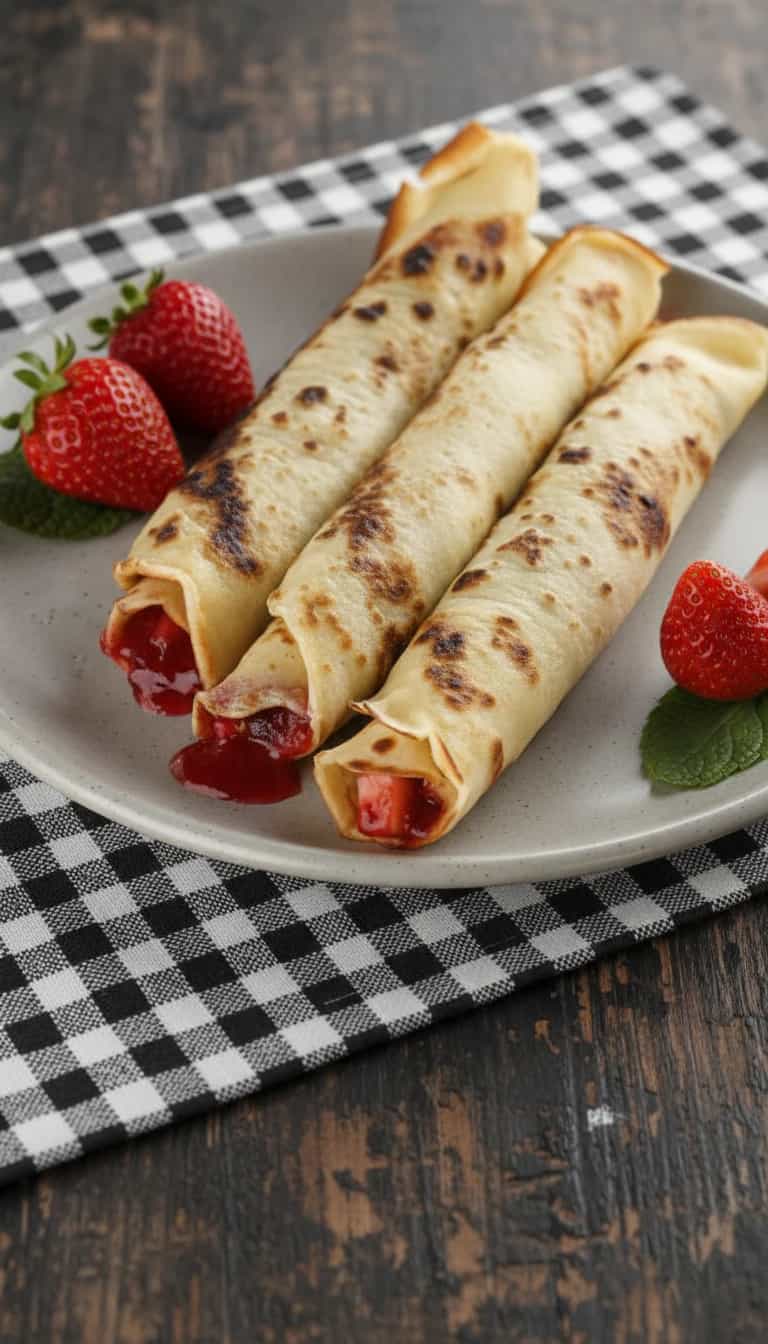 Foto deliciosa de Panqueca Cetogênica Rápida pronta para servir - Panquecas & Waffles