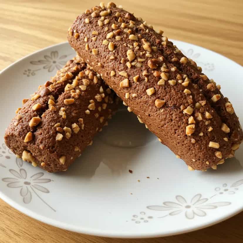 Foto deliciosa de Panqueca de Alfarroba com Banana pronta para servir - Panquecas & Waffles