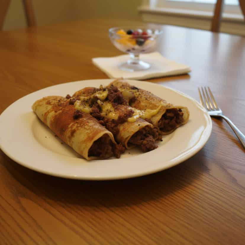 Foto deliciosa de Panqueca de Aveia pronta para servir - Panquecas & Waffles