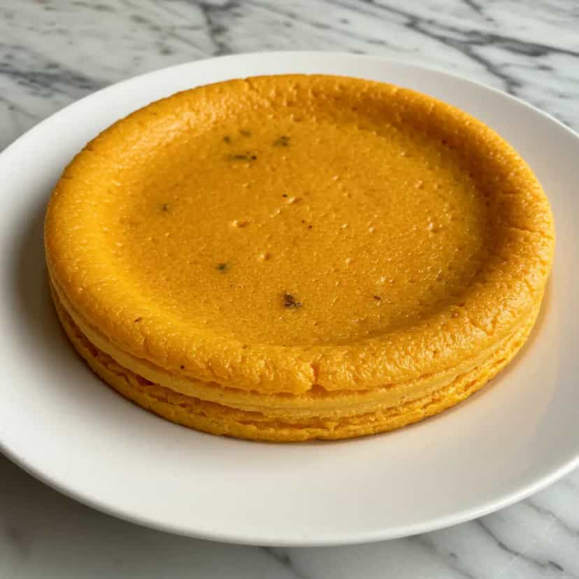 Foto deliciosa de Panqueca de Cenoura Recheada pronta para servir - Snacks Assados