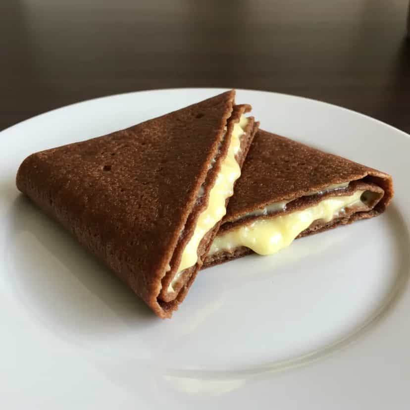 Foto deliciosa de Panqueca de chocolate pronta para servir - Panquecas & Waffles