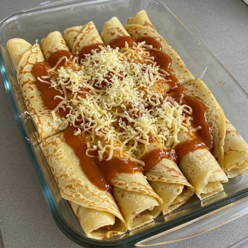 Foto deliciosa de Panqueca de Crepioca pronta para servir - Panquecas & Waffles