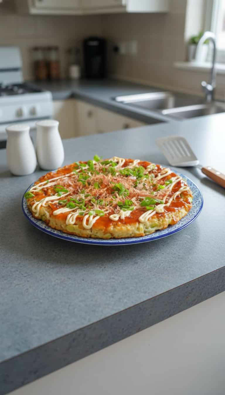 Foto deliciosa de Panqueca de Repolho com Molho Especial pronta para servir - Outras Receitas