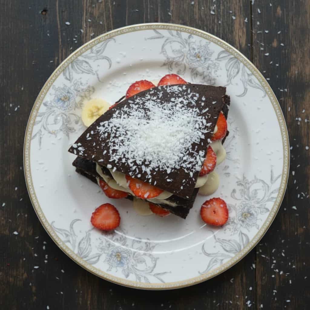 Panqueca Low Carb de Cacau