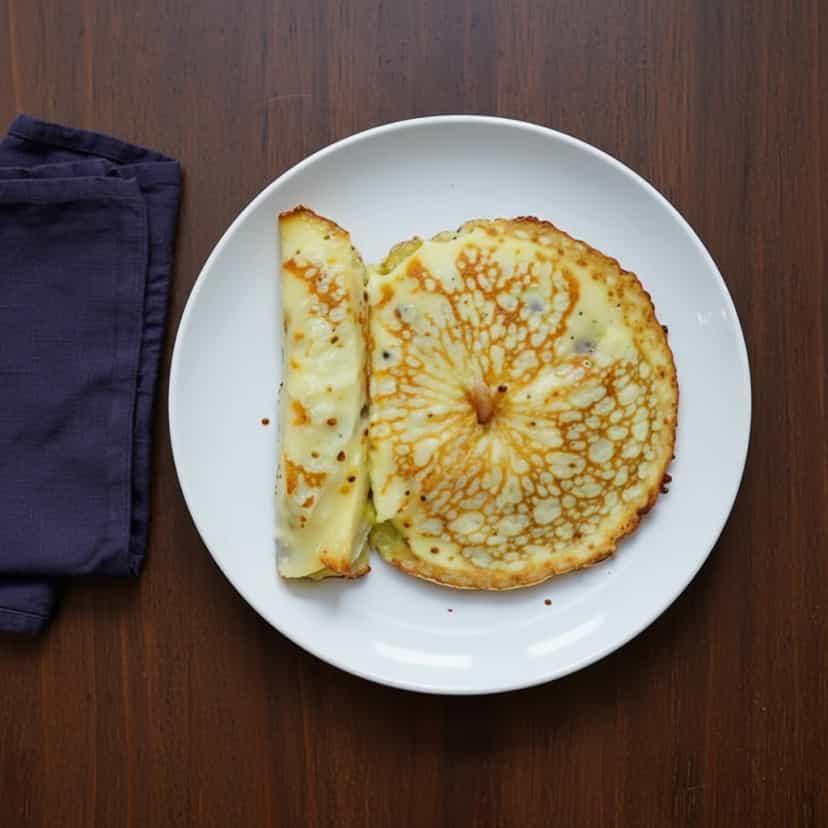 Foto deliciosa de Panqueca Tradicional pronta para servir - Panquecas & Waffles