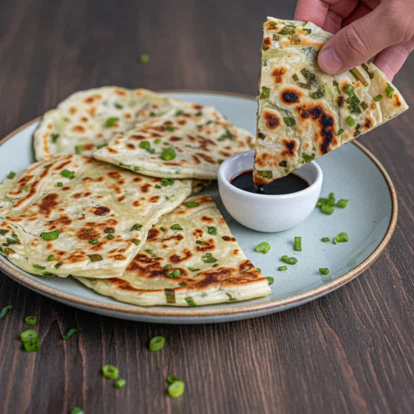 Foto deliciosa de Panqueca Vegana pronta para servir - Panquecas & Waffles