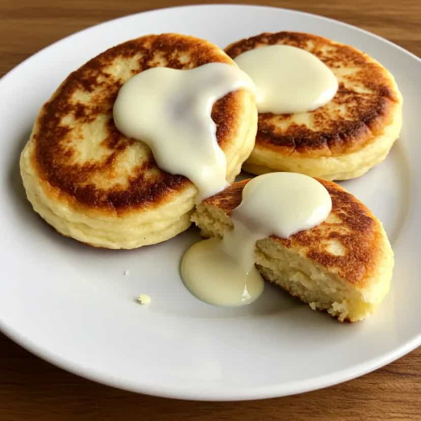 Foto deliciosa de Panquecas Americanas Fofinhas pronta para servir - Panquecas & Waffles