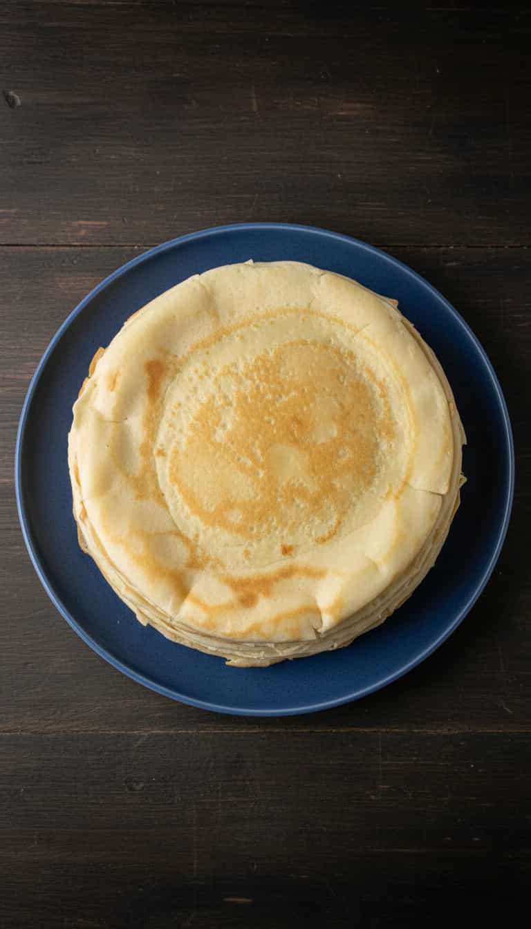 Foto deliciosa de Panquecas Brasileiras Simples pronta para servir - Panquecas & Waffles