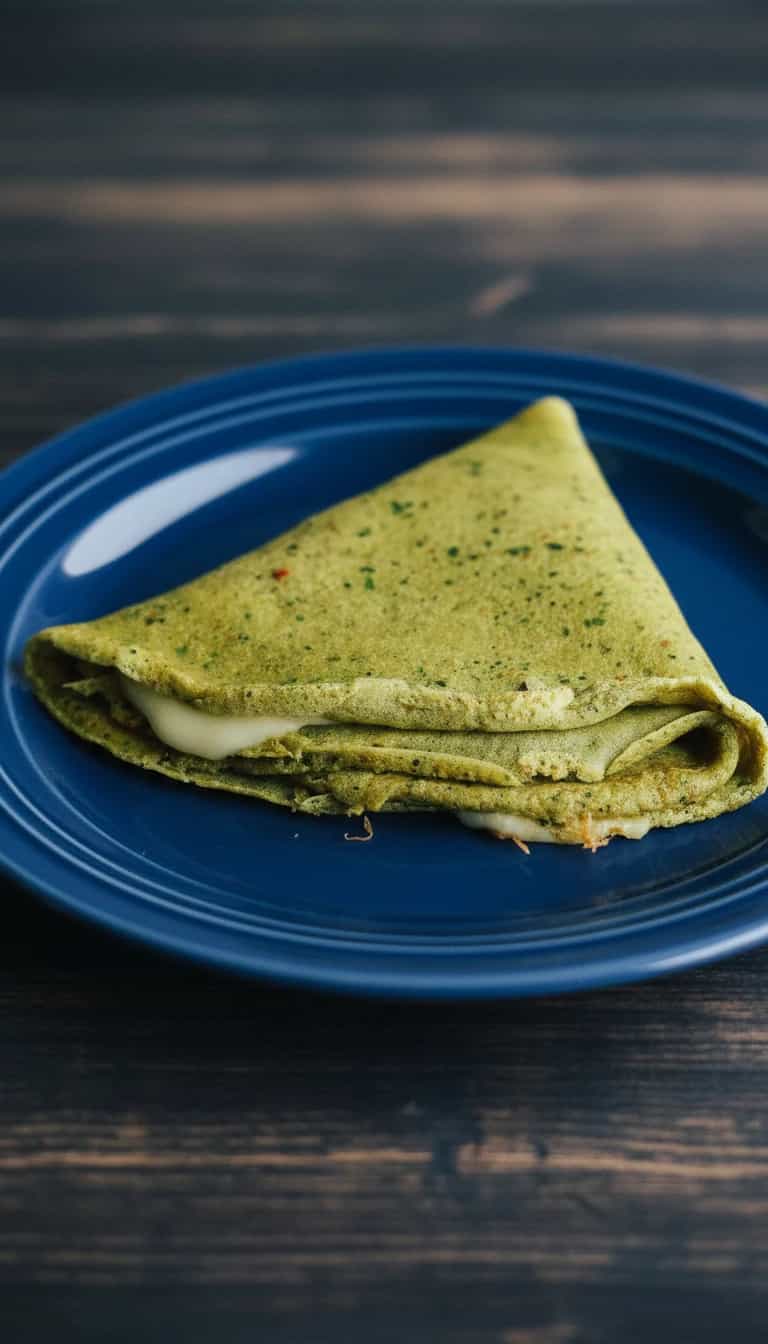 Foto deliciosa de Panquecas com Pesto pronta para servir - Panquecas & Waffles