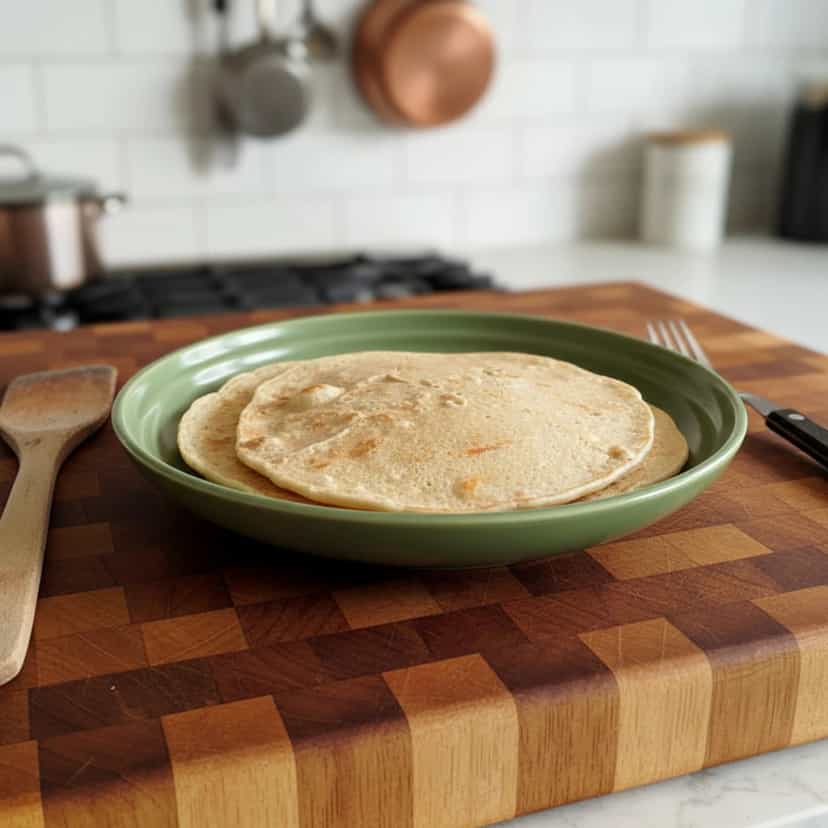 Foto deliciosa de Panquecas Proteicas de Aveia pronta para servir - Panquecas & Waffles