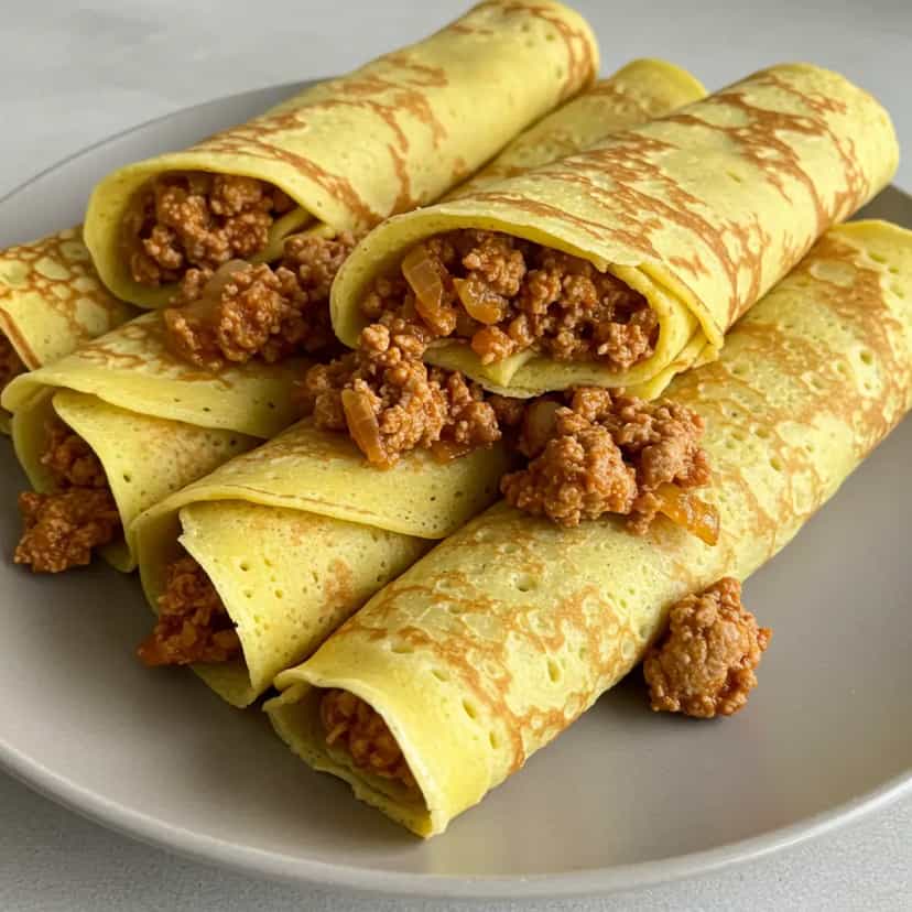 Foto deliciosa de Panquecas Sem Glúten e Lactose pronta para servir - Panquecas & Waffles