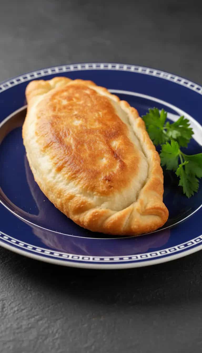 Foto deliciosa de Panzerotti de Ricota e Espinafre pronta para servir - Salgadinhos