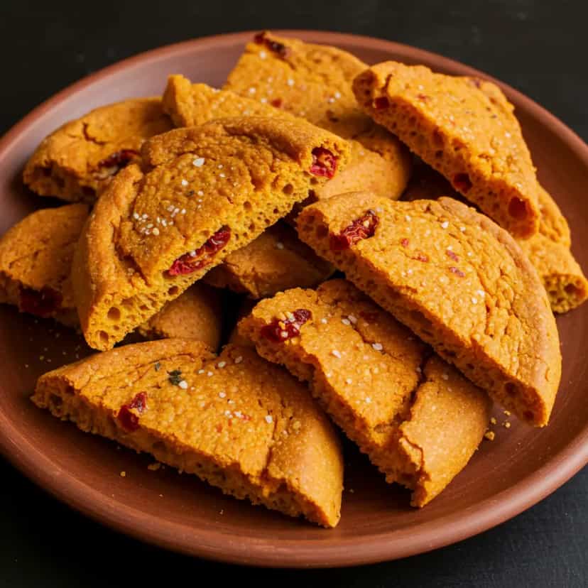 Foto deliciosa de Pão Artesanal de Tomate Seco pronta para servir - Lanches de Padaria