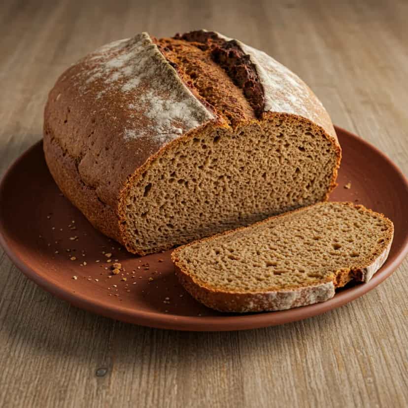 Foto deliciosa de Pão Caseiro com Melado e Centeio pronta para servir - Lanches de Padaria