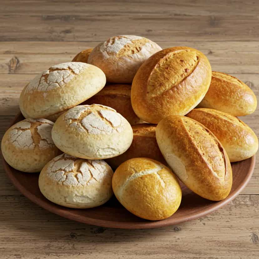 Foto deliciosa de Pão Caseiro com Salame e Queijo pronta para servir - Lanches de Padaria