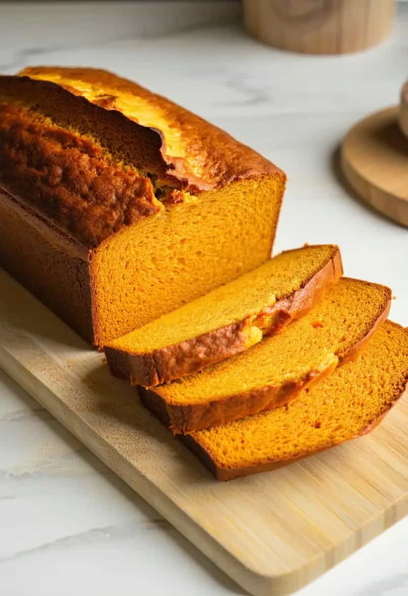 Foto deliciosa de Pão Caseiro de Cenoura pronta para servir - Outras Receitas