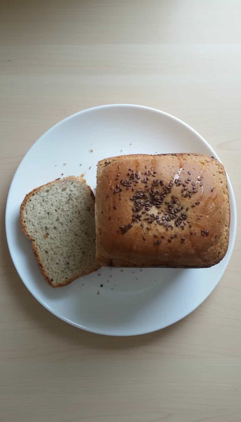 Pão Caseiro de Linhaça e Mel