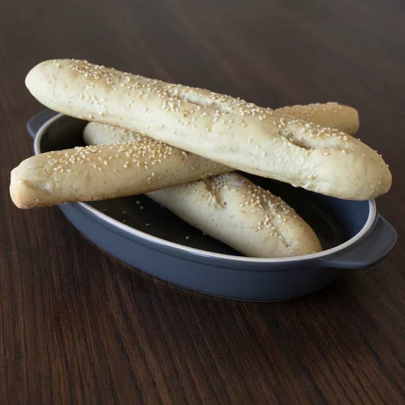 Foto deliciosa de Pão de Baguete Caseiro pronta para servir - Outras Receitas