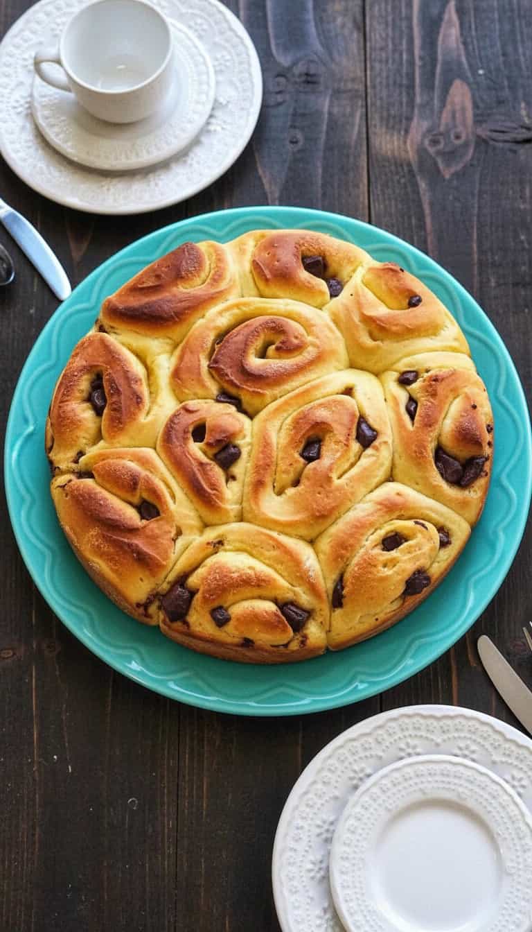 Foto deliciosa de Pão de Chocolate Caseiro pronta para servir - Outras Receitas