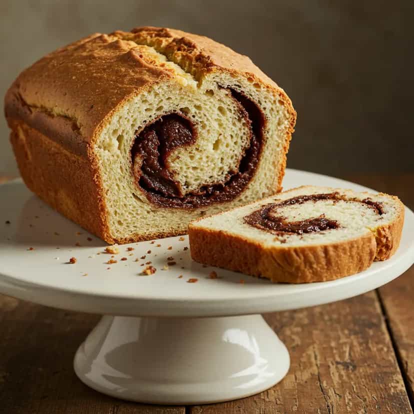 Foto deliciosa de Pão de Chocolate Caseiro pronta para servir - Lanches de Padaria