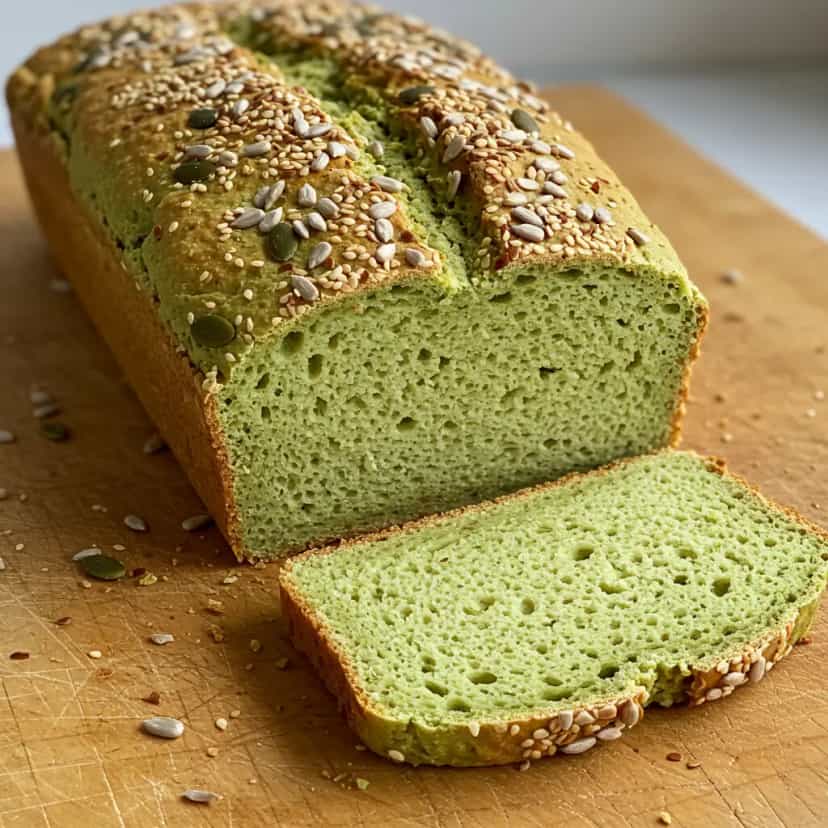 Foto deliciosa de Pão de Espinafre e Aveia pronta para servir - Aveia