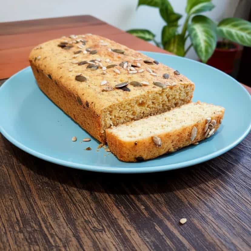 Foto deliciosa de Pão de Farinha de Frango pronta para servir - Energéticos & Proteicos