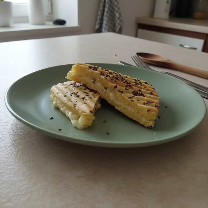 Foto deliciosa de Pão de Fubá de Microondas pronta para servir - Lanches de Padaria
