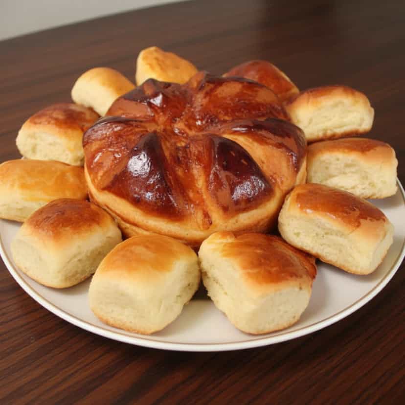 Foto deliciosa de Pão de Leite para Lanche pronta para servir - Lanches de Padaria