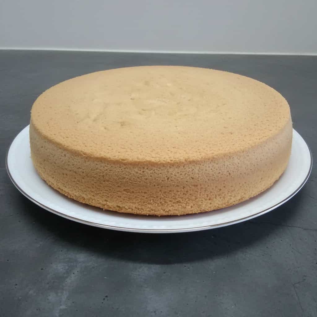 Pão de ló de leite quente