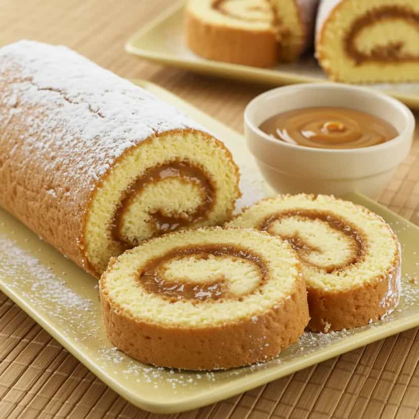 Foto deliciosa de Pão de Ló Molhadinho de Liquidificador pronta para servir - Lanches de Padaria