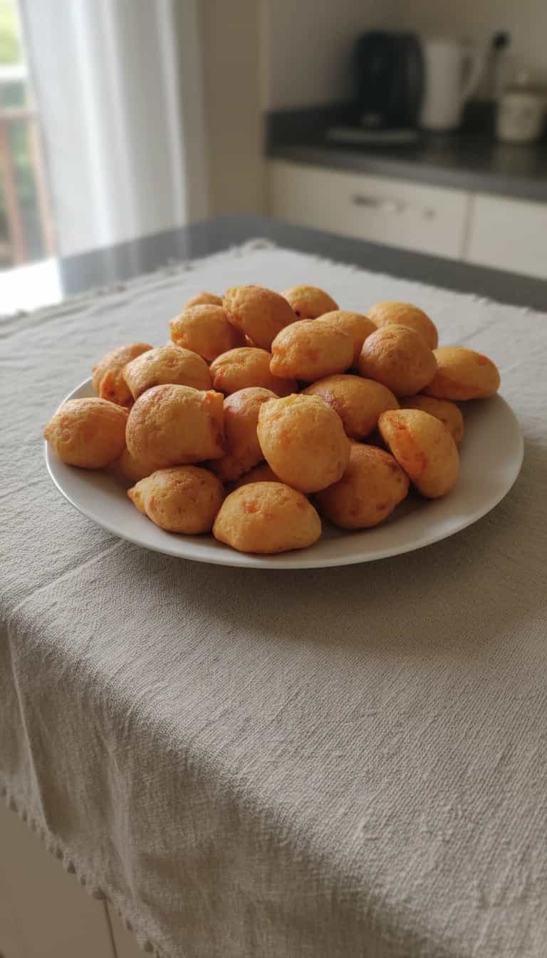 Foto deliciosa de Pão de Queijo com Cenoura pronta para servir - Lanches de Padaria
