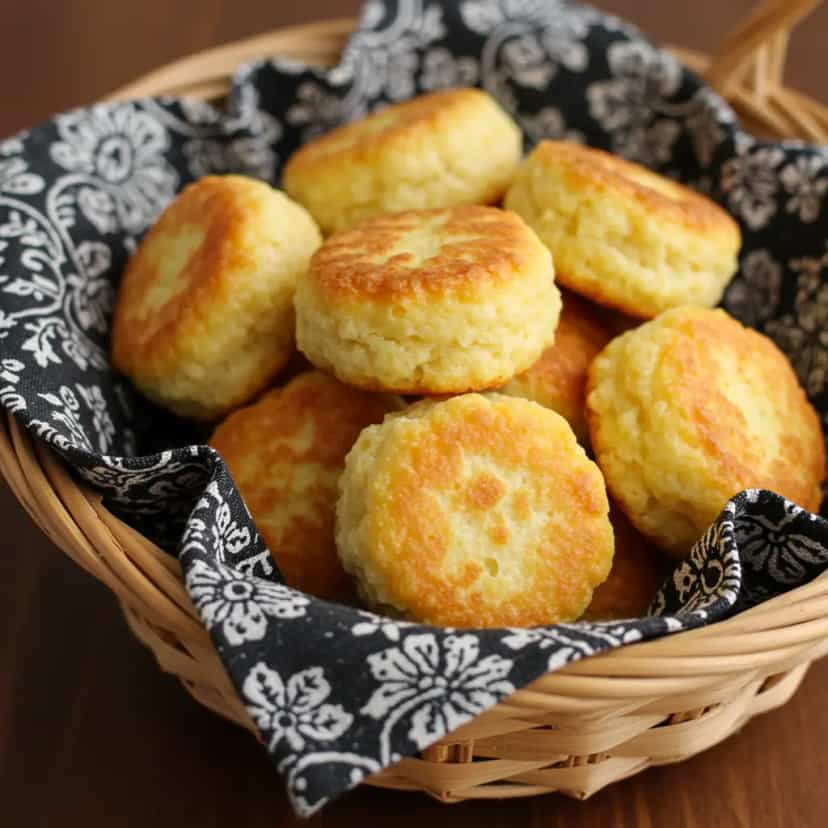 Foto deliciosa de Pão de Queijo com Parmesão e Mussarela pronta para servir - Lanches de Padaria