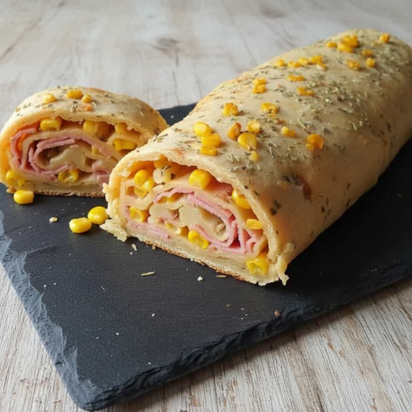Foto deliciosa de Pão de Queijo e Molho Enrolado pronta para servir - Lanches de Padaria