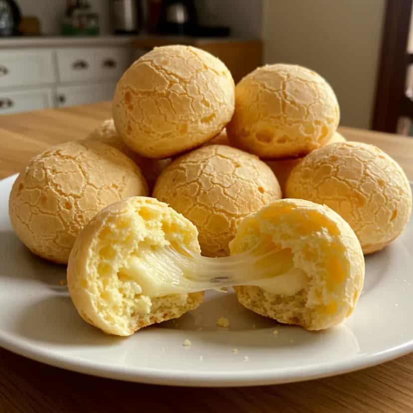 Foto deliciosa de Pão de Queijo Tradicional pronta para servir - Lanches de Padaria