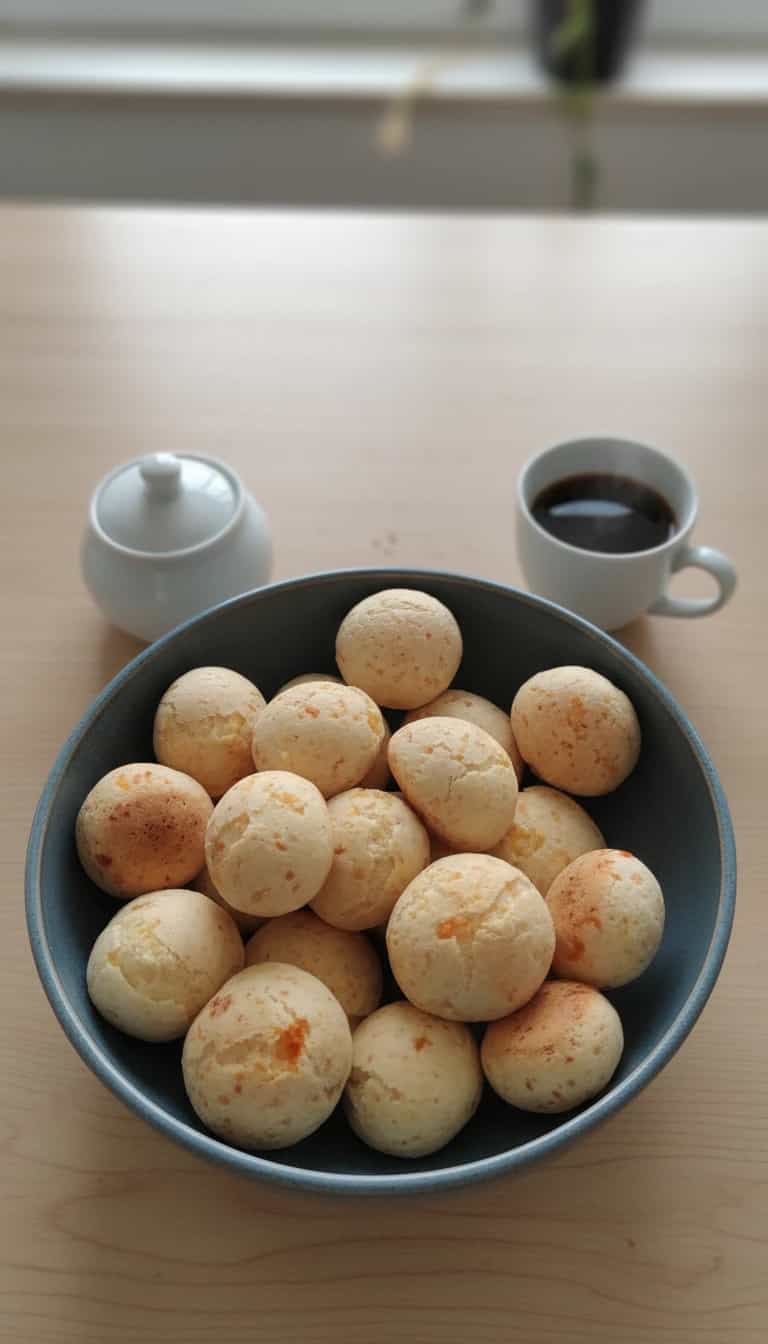 Foto deliciosa de Pão de Queijo Tradicional pronta para servir - Lanches de Padaria
