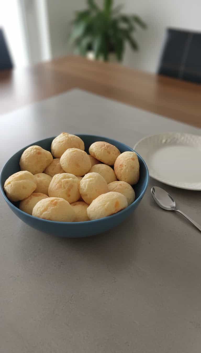 Foto deliciosa de Pão de Queijo Tradicional pronta para servir - Lanches de Padaria