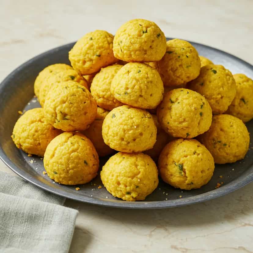 Foto deliciosa de Pão de Queijo Três Queijos pronta para servir - Lanches de Padaria