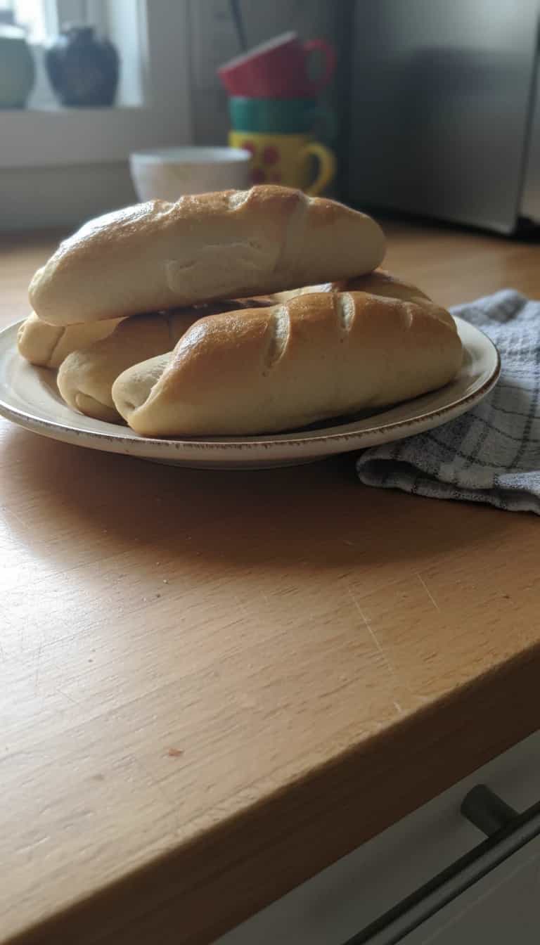 Foto deliciosa de Pão de sal caseiro pronta para servir - Lanches de Padaria