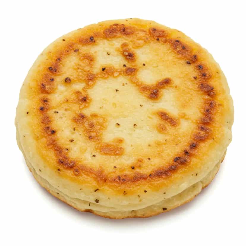 Foto deliciosa de Pão low carb de frigideira pronta para servir - Lanches de Padaria