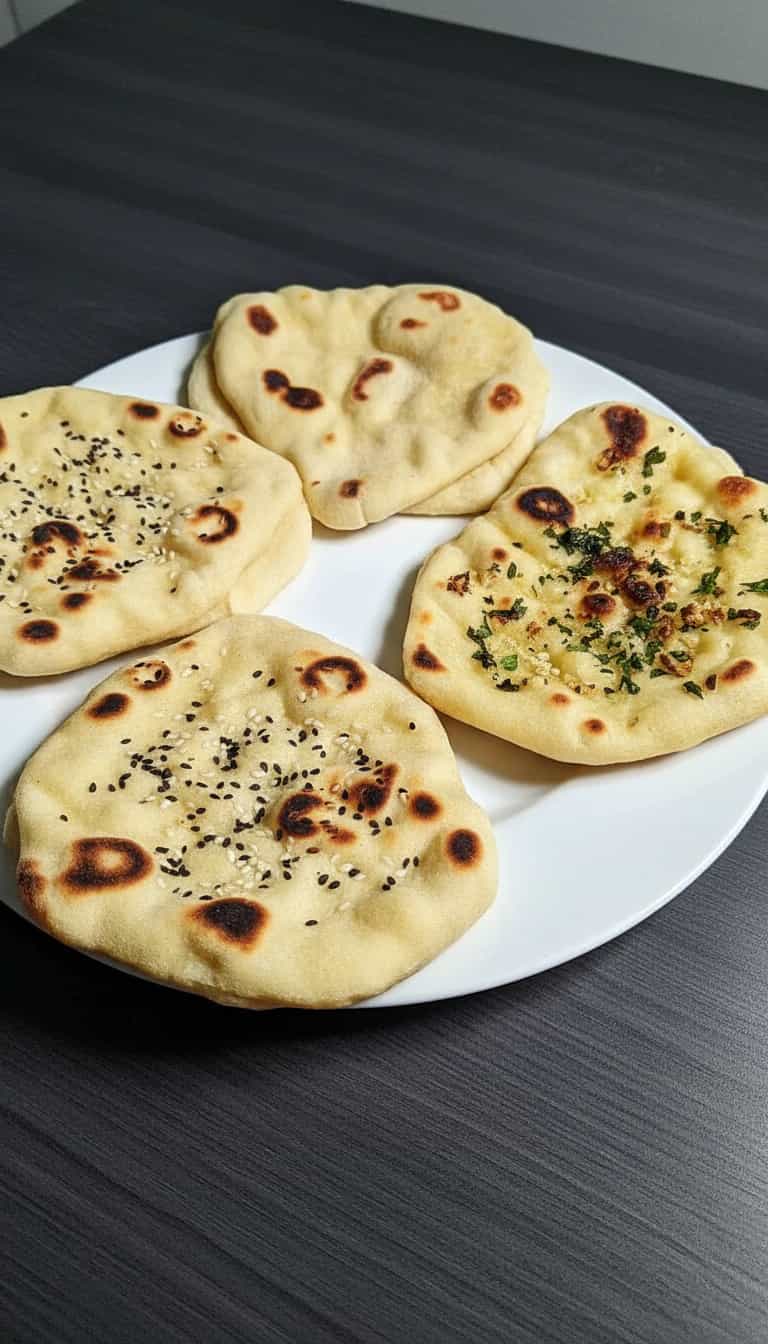 Foto deliciosa de Pão Naan pronta para servir - Outras Receitas