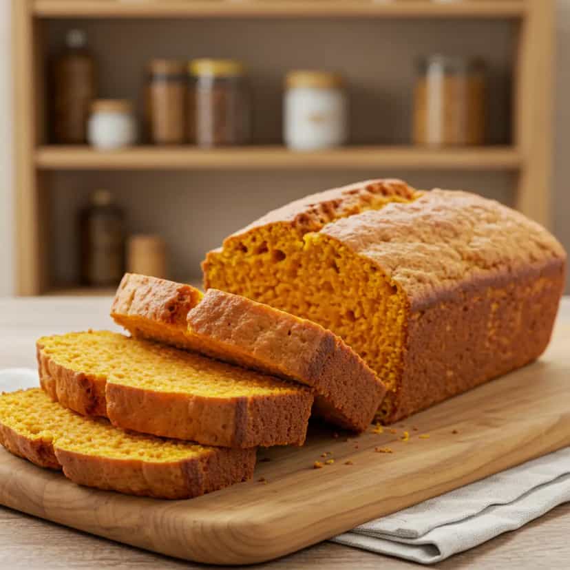 Foto deliciosa de Pão Sem Glúten de Batata Doce pronta para servir - Sem Glúten