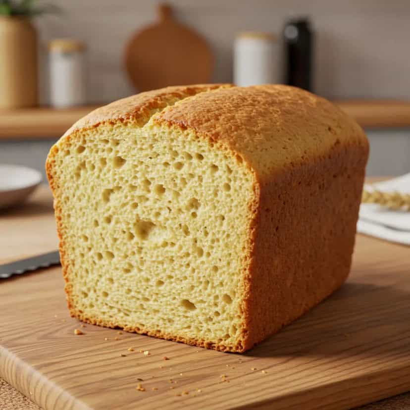 Foto deliciosa de Pão sem glúten de liquidificador pronta para servir - Sem Glúten