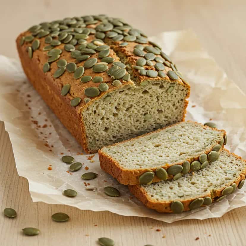 Foto deliciosa de Pão Vegano de Sementes pronta para servir - Outras Receitas