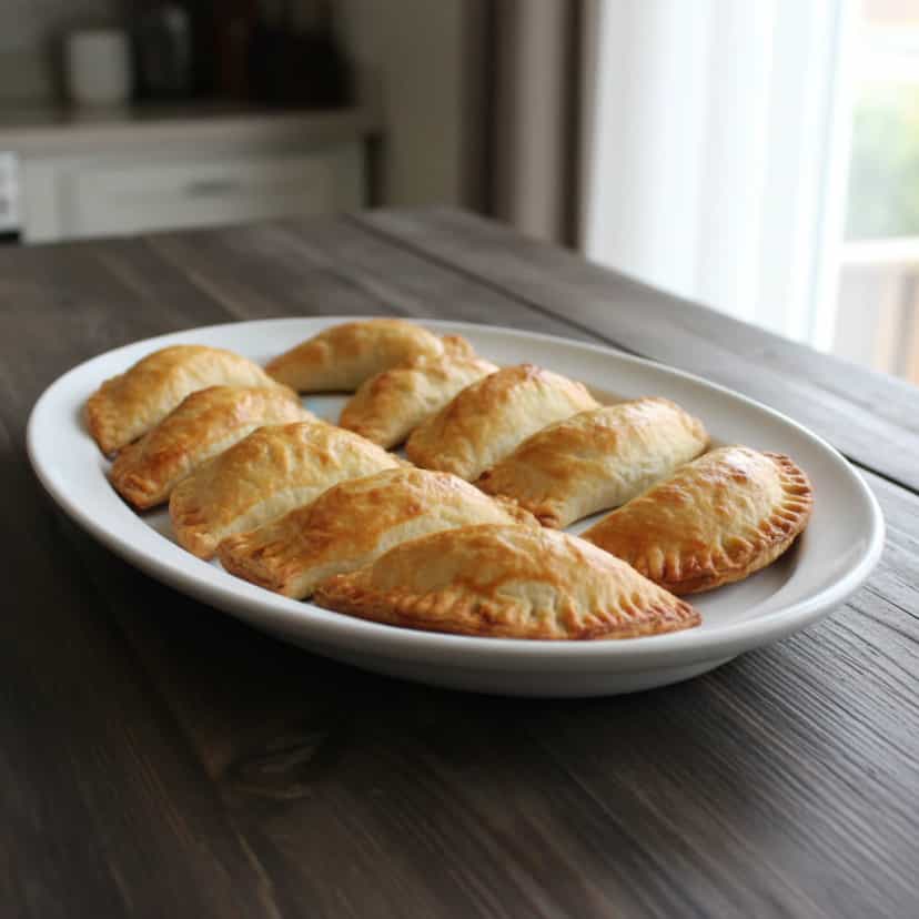 Foto deliciosa de Pastel Assado de Cebola pronta para servir - Salgadinhos