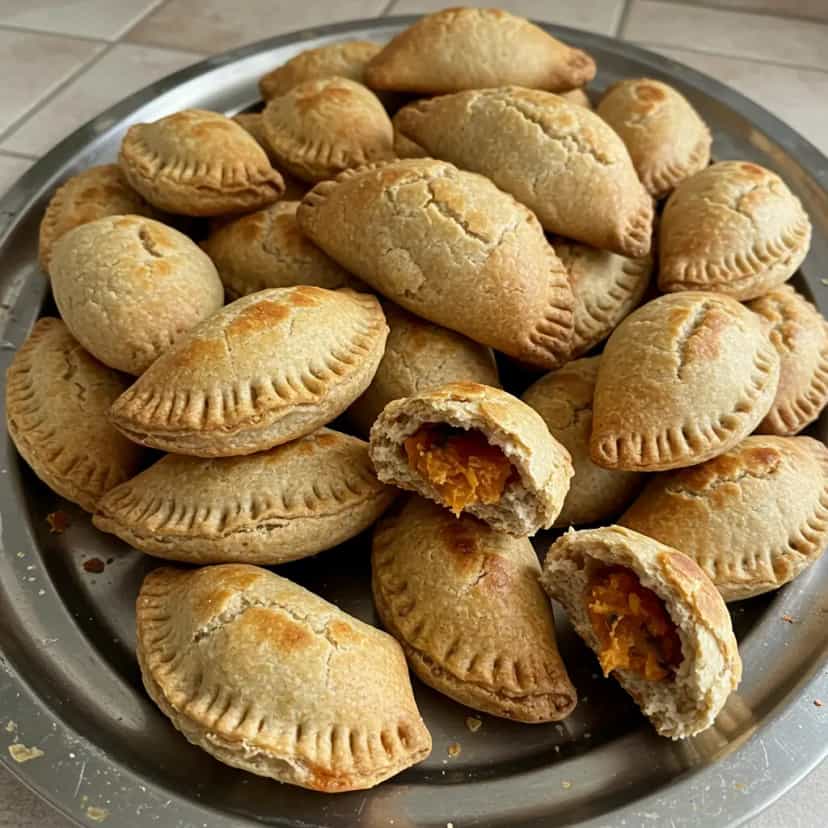 Foto deliciosa de Pastel Assado Integral pronta para servir - Snacks Assados