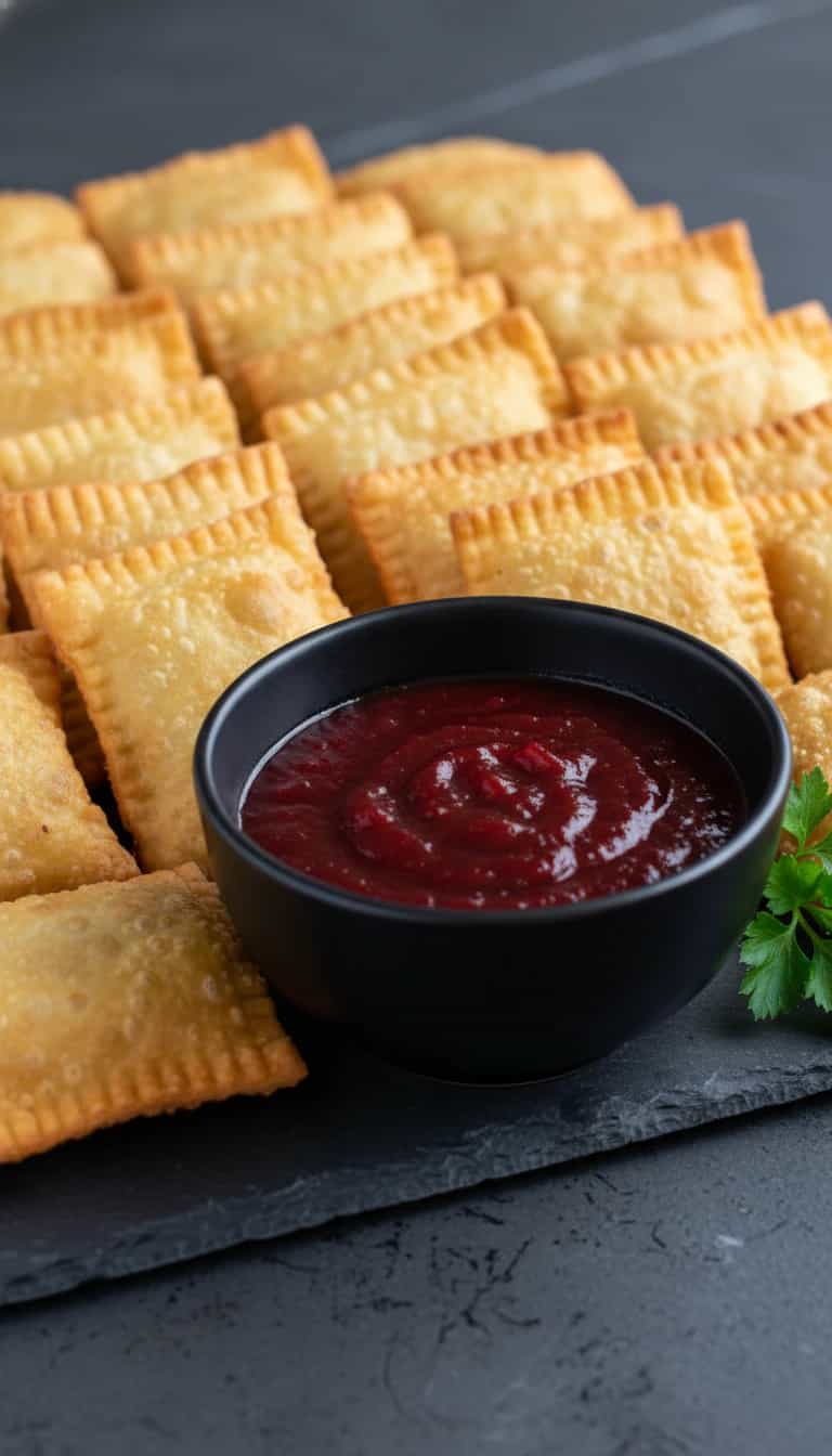 Foto deliciosa de Pastel de Feira de Palmito pronta para servir - Salgadinhos