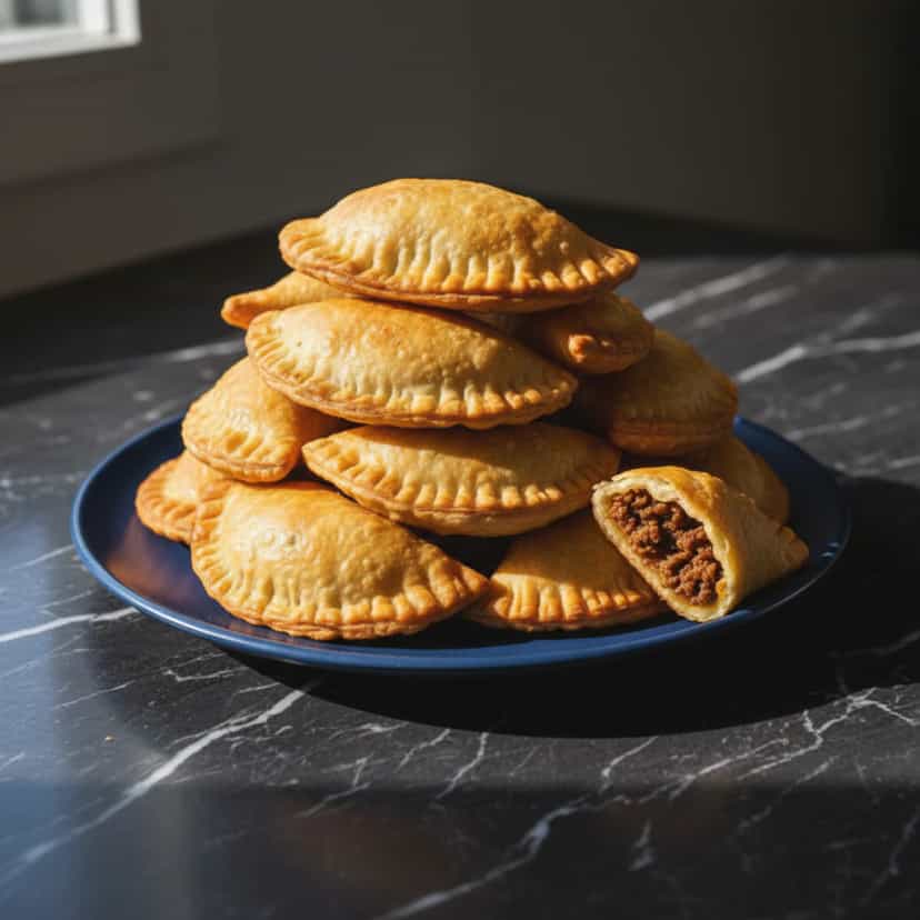 Foto deliciosa de Pastel de Forno com Carne pronta para servir - Pizzas & Salgados