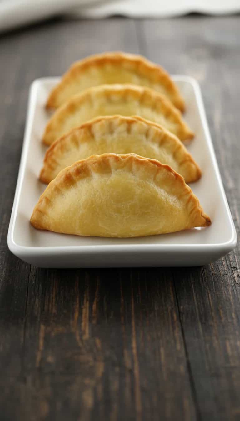 Foto deliciosa de Pastel de Ricota pronta para servir - Lanches de Padaria